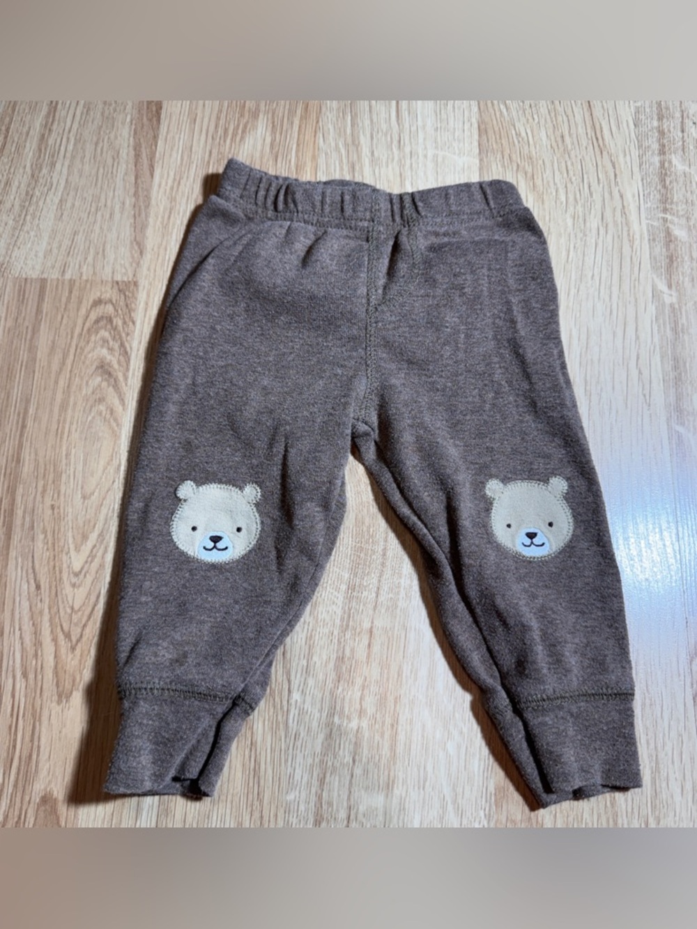 Carter's Brown Bear Knee Patch Leggings
